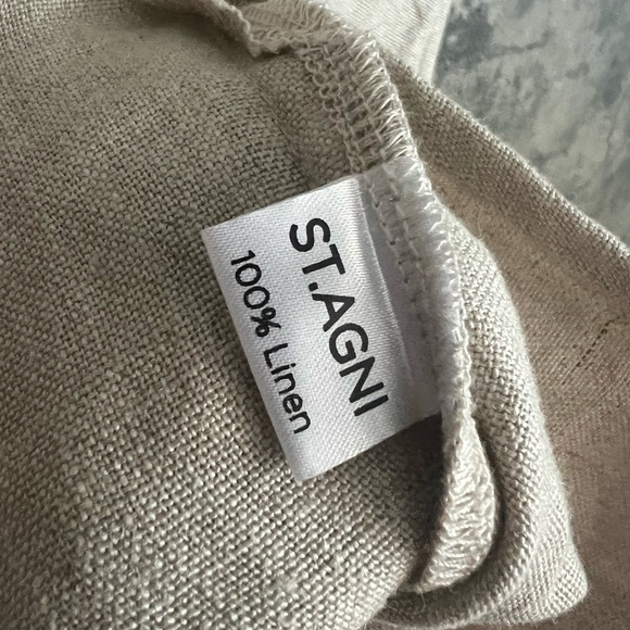 Simple Linen designer’s top tunic dress straps top - Picture 9 of 13